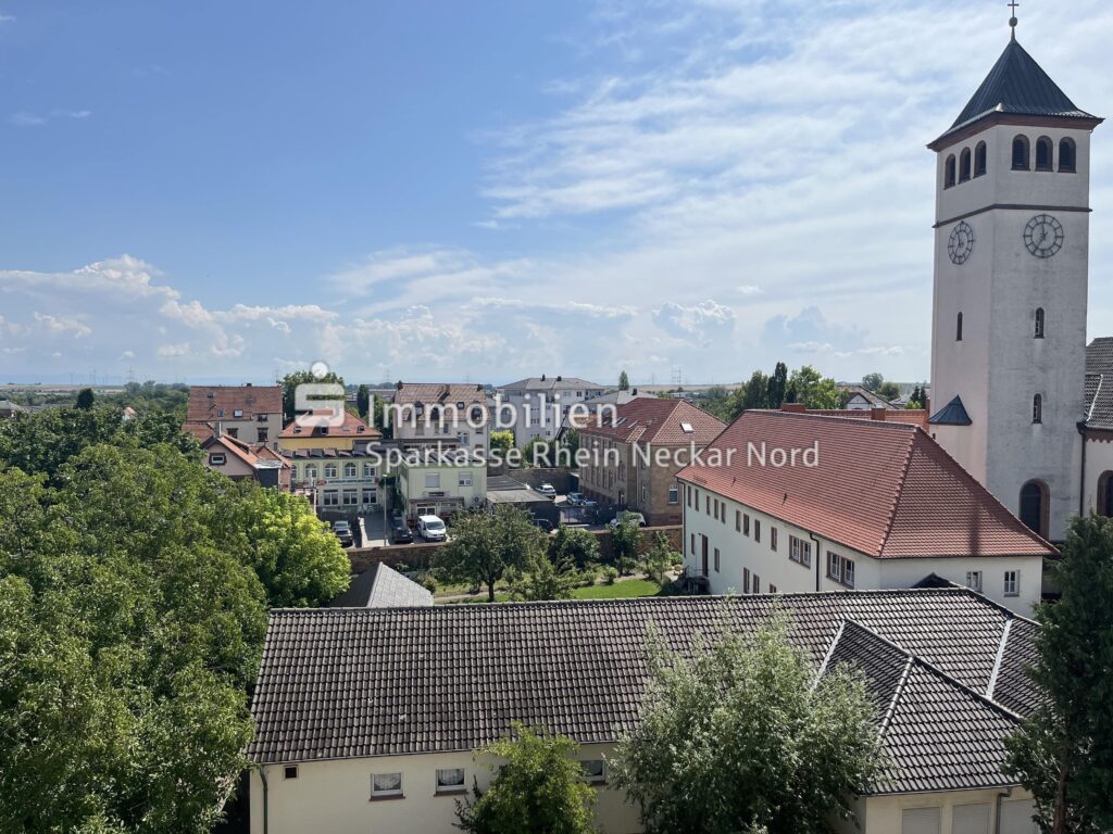 Blick vom Balkon