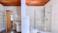 Badezimmer en suite mit Blick zur Schlafzimmertür