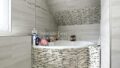 Eckbadewanne im modernen Design