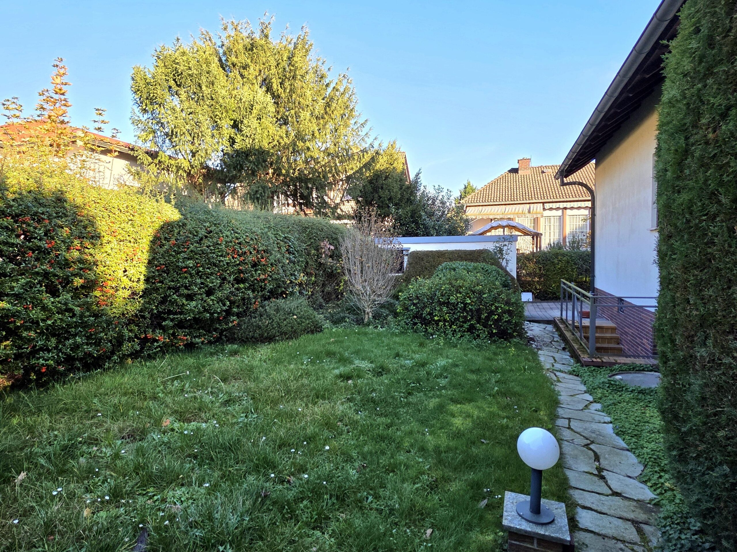 Ansicht Garten von hinten