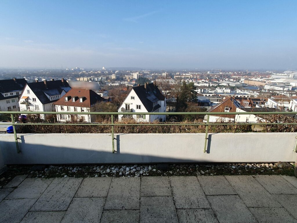 Terrassenansicht v. Wohnzimmer