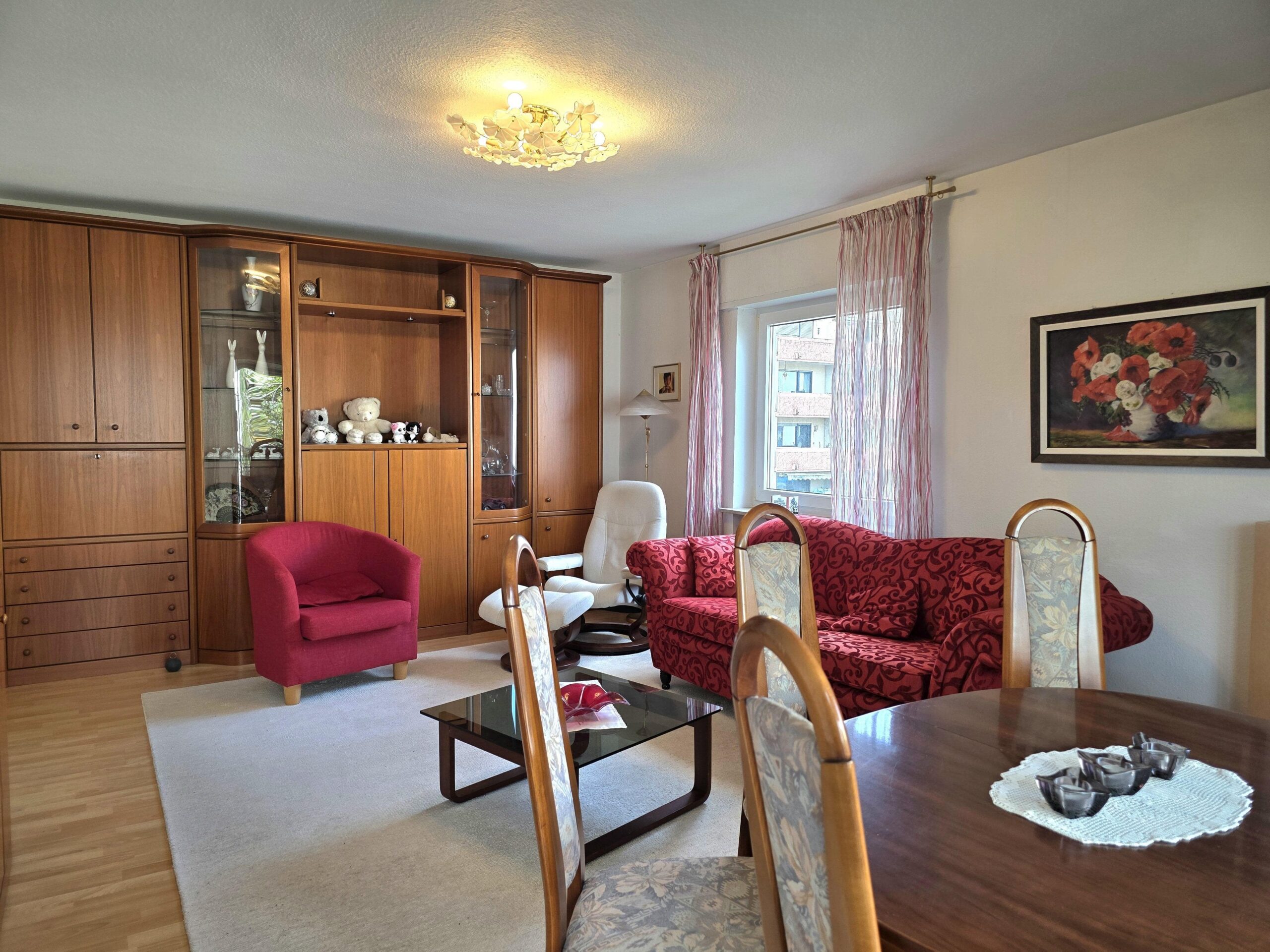 Blick ins Wohnzimmer