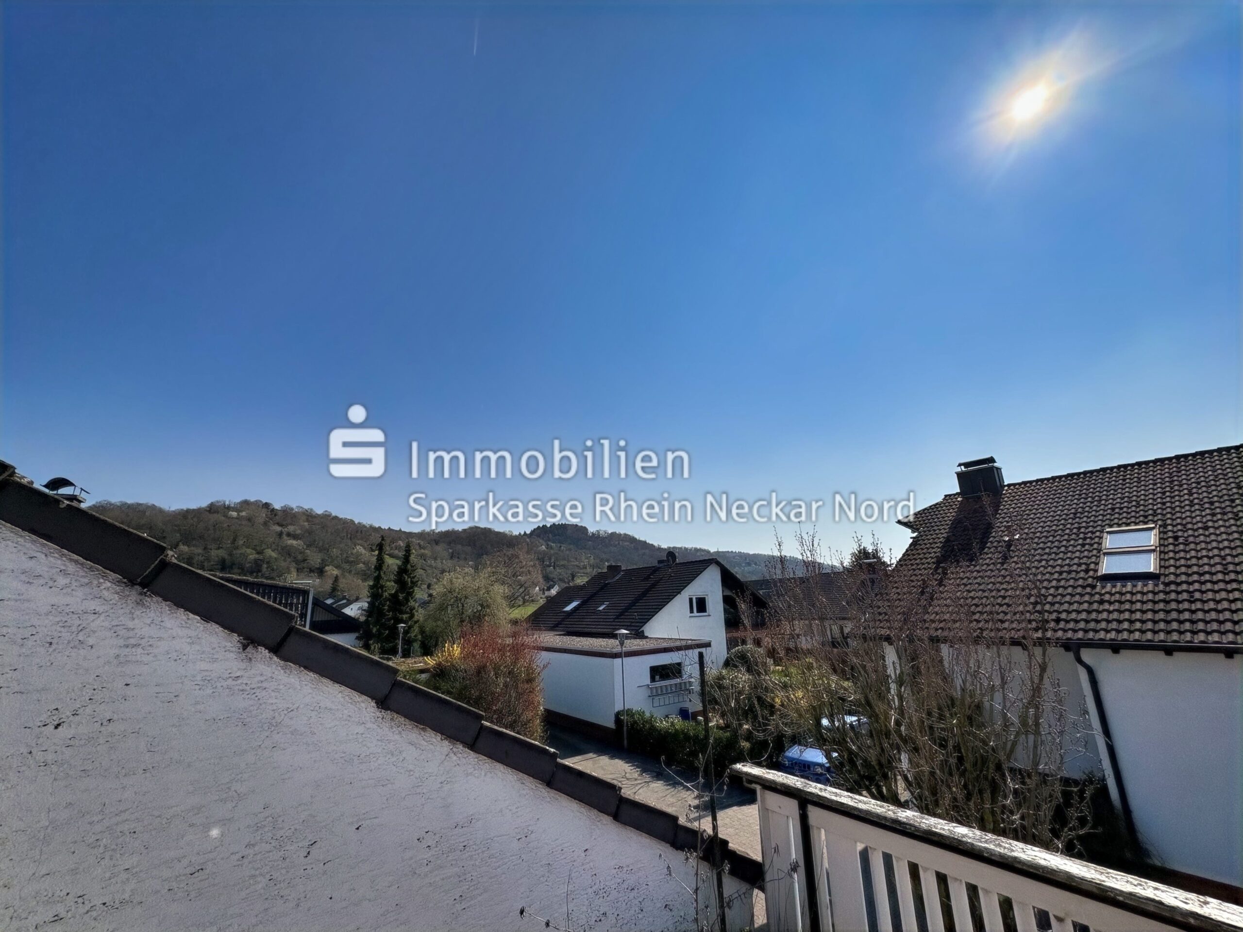 Blick vom Balkon